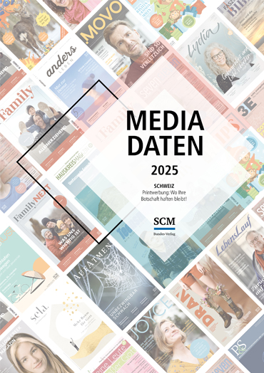 Alle Infos zu Werbung mittels Inseraten, Beilagen, Beiheftern usw. in den Zeitschriften des SCM Bundes-Verlages (Schweiz)